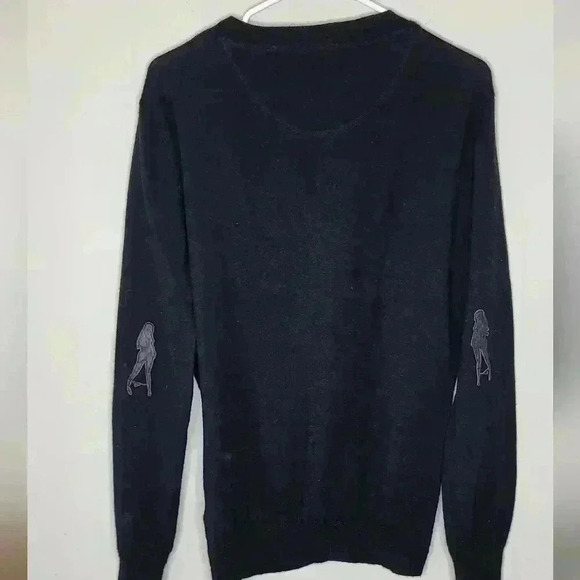 Plain Jane Homme Black Cardigan Size Large - Picture 5 of 7